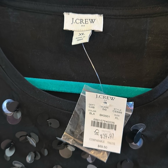 J. Crew Factory sequin embellished tee - Picture 7 of 7